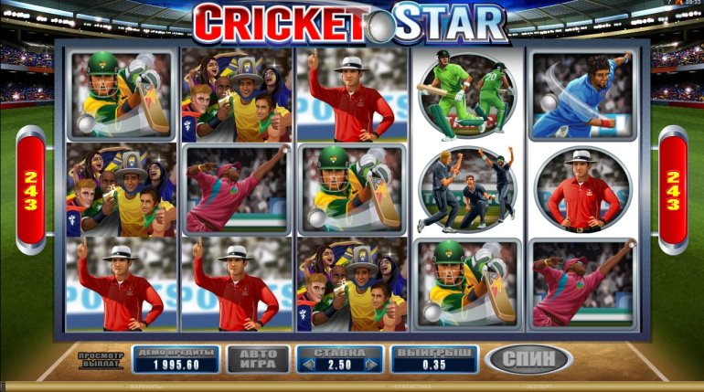 Cricket Star video slot